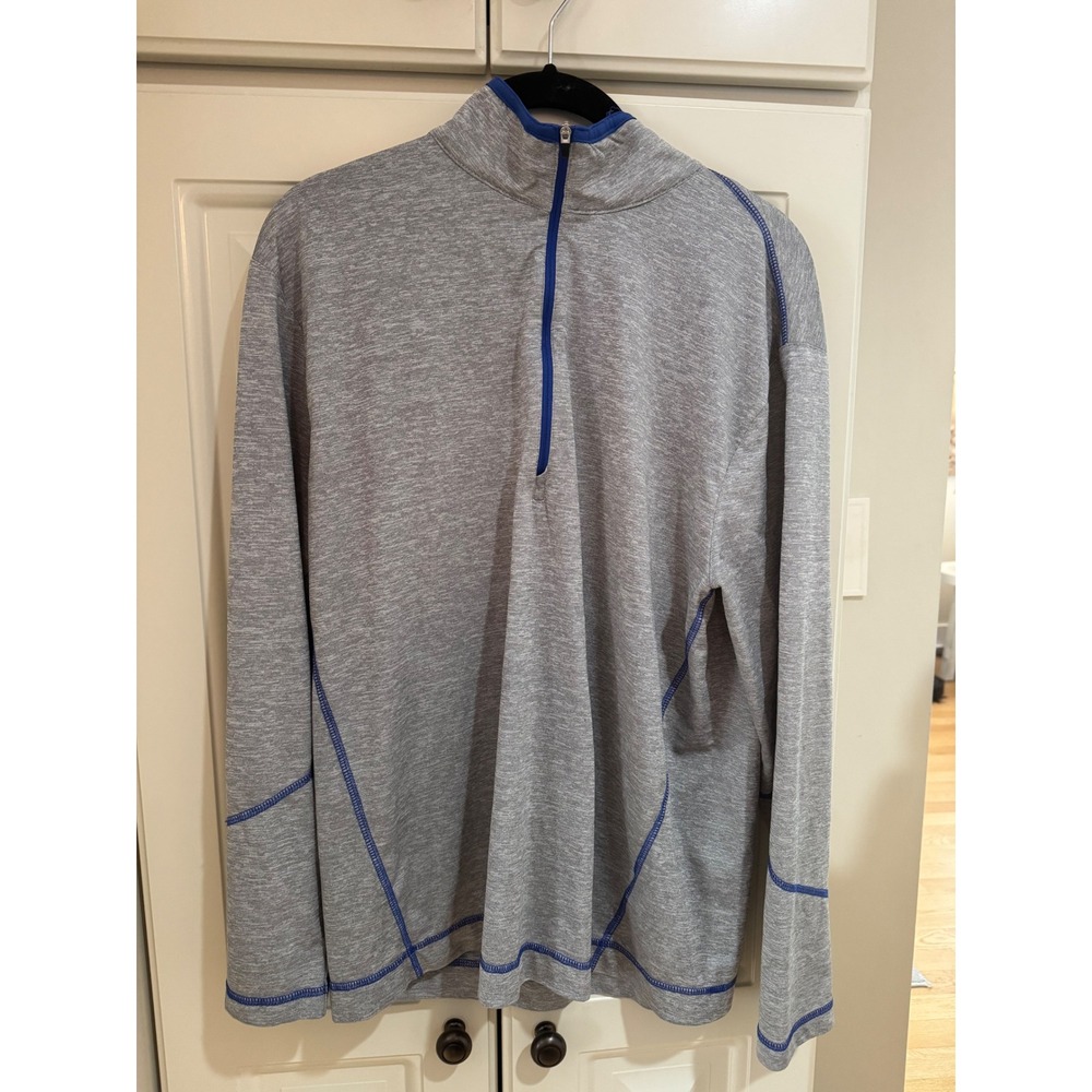 PAGE & TUTTLE‎ Mens Golf Swing 1/4 Zip Pullover Long Sleeve Gray Size M